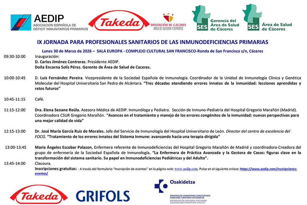 programa aedip caceres jornadas nuevo